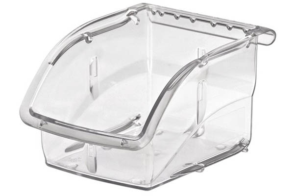 Akro-Mils Attached Lid Storage Container