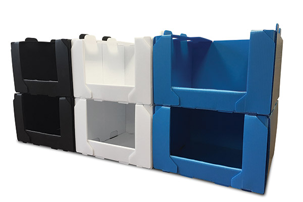 Stackable Plastic Warehouse Bins - Material Handling 24/7
